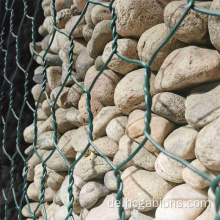 Zinkmatratze Gabion Boxen gewebter Stein gefüllt